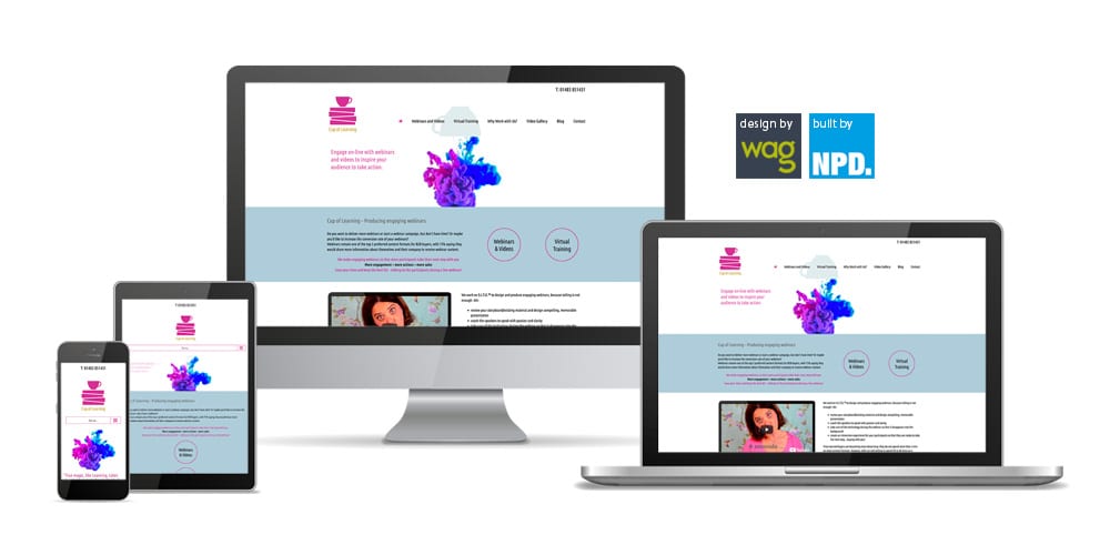 Neil Phillips Design – Graphic Design Waterlooville Cup of Learning – Producing engaging webinars
