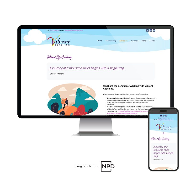 Neil Phillips Design - Portfolio - Vibrant Coaching